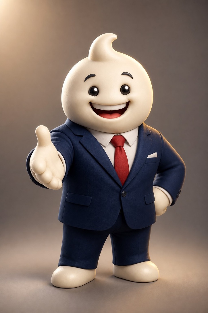 The SOIBOI mascot representing friendly, practical AI-assisted sales